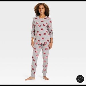 Target | Intimates u0026 Sleepwear | Nwt Target Valentines Day Xoxo Print  Matching Pajama Set Large Heart Love Xoxo | Poshmark